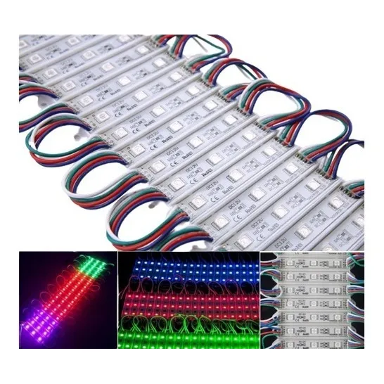 Modulo Led 5050 3 Chip 12v Rgb (20 Modulos)