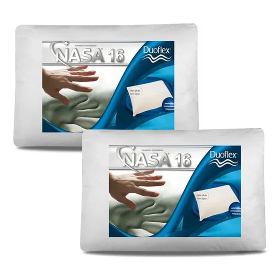 Promo 2 Almohadas Viscoelastica Duoflex 100% Memory Foam Lcm