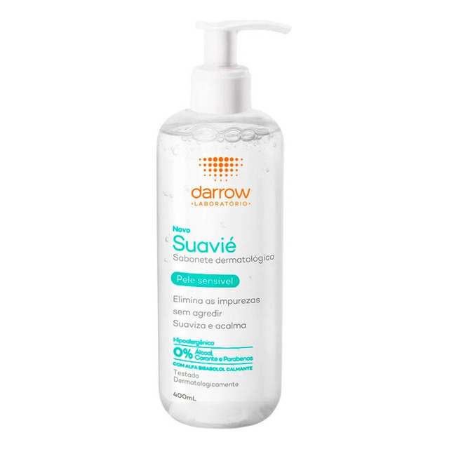 Sabonete Líquido Facial Suavié Para Pele Sensível Suaviza E Acalma 400ml Darrow Sabonete Líquido Facial Suavié Para Pele Sensível Suaviza E Acalma 400ml Darrow