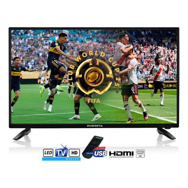 Tv Led Hd Tda & Monitor 28 Pulgadas Emezeta Hdmi Vga 60hz