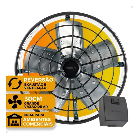Exaustor Industrial Ventisol 30 Cm Com Reversão 220v 220v