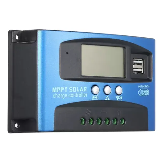 Cargador De Batería Solar Mppt De 100a, Controlador De Carga