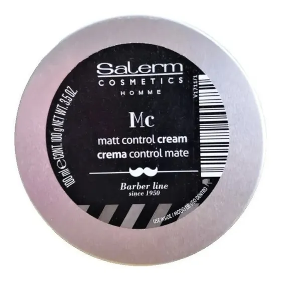 Salerm® Homme Crema Control Mate 100gms Volumen Pomada Gel