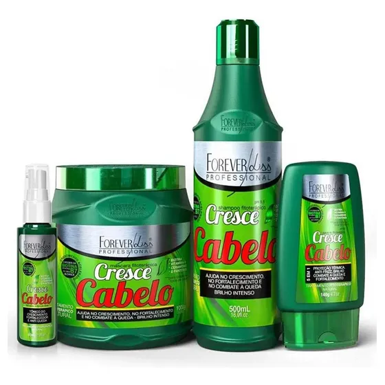 Kit Cresce Cabelo Completo Forever Liss Profissional