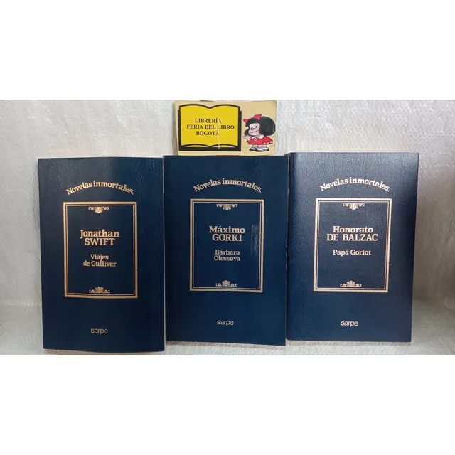 Swift - Gorki - Balzac - 3 Novelas Inmortales Sarpe - 1985