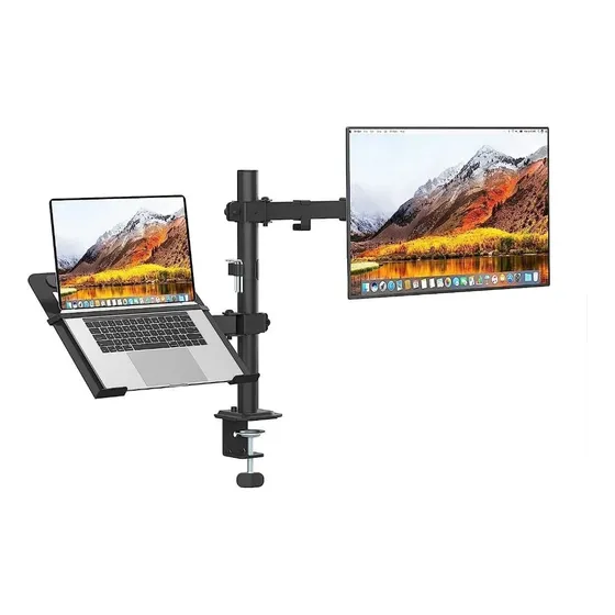 Suporte Monitor Notebook 14  - 27  Duplo Articula Regulável