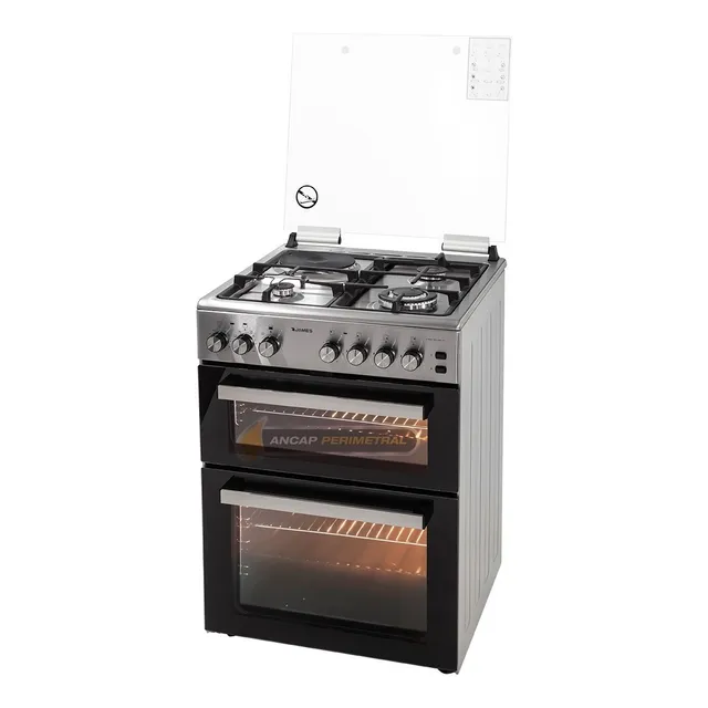 Cocina Doble Horno James C900 Combinada Inox 3+1 Js