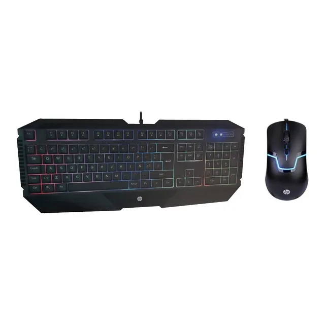 Teclado Gamer Hp Gk1100 Rgb Anti-ghosting Español Con Mouse