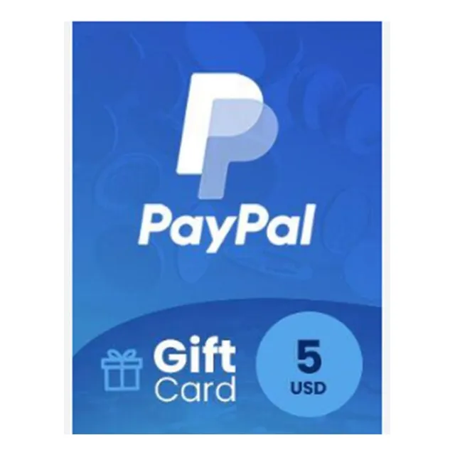 Tarjeta Digital  Paypal Gift Card Usd$5 Disponible Inmediata
