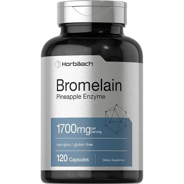 Bromelina Sistema Inmune Enzima Proteolítica 120 Caps Usa