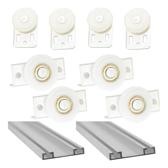 Trilho 1,50mt Inteiro Porta De Correr Simples De Moveis Mdf