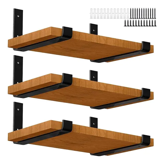 Soportes For Estantes, 6 Unidades Montado En La Pared