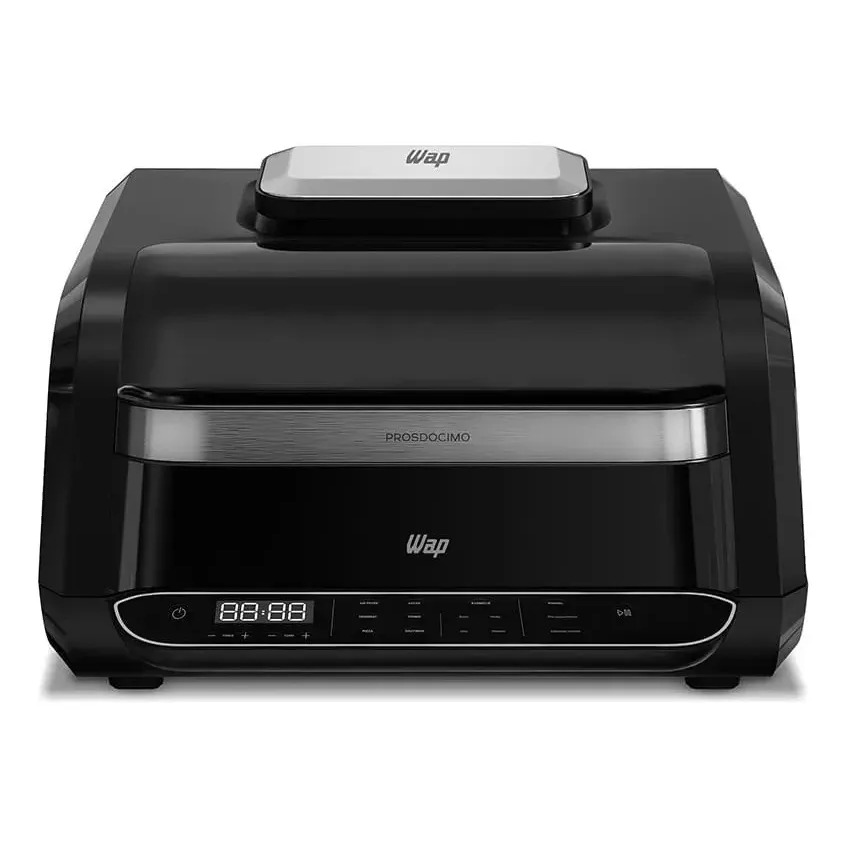 Fritadeira Elétrica Air Fryer 8 em 1 Wap Barbecue Heat Digital Wc Ab1030 Fritadeira Elétrica Air Fryer 8 em 1 Wap Barbecue Heat Digital Wc Ab1030
