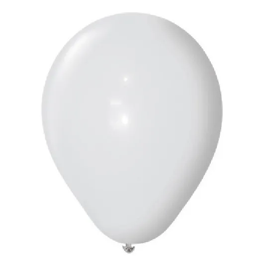 Globos Surtidos Estandar 9 X 50 Cotillon Fiesta Latex Color Color Blanco