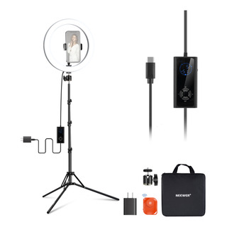 Neewer Aro Luz 12 Pulgadas Con Tripie Soporte Celular 180cm Neewer Aro Luz 12 Pulgadas Con Tripie Soporte Celular 180cm