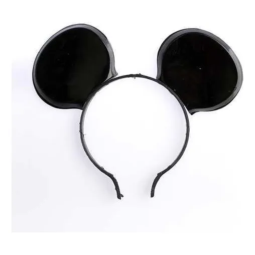 Vincha Orejas Mickey Plastica X6 Raton Disfraz Halloween 