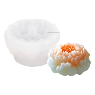 Molde Silicon Flor Dalia Botón Vela Jabon Cera Aroma Molde Silicon Flor Dalia Botón Vela Jabon Cera Aroma