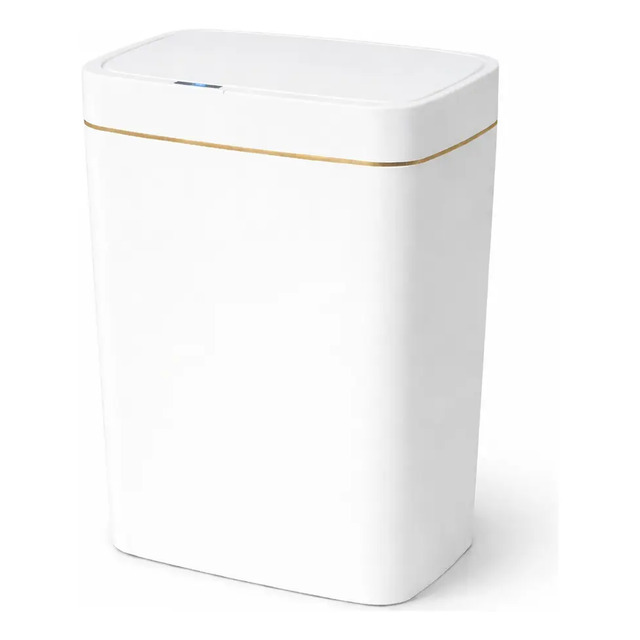 Lixeira Inteligente 18l Sensor Automático Cozinha Banheiro Branco Lixeira Inteligente 18l Sensor Automático Cozinha Banheiro Branco