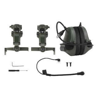 Auriculares Con Orejeras Para Caza, Protector Auditivo Verde Auriculares Con Orejeras Para Caza, Protector Auditivo Verde