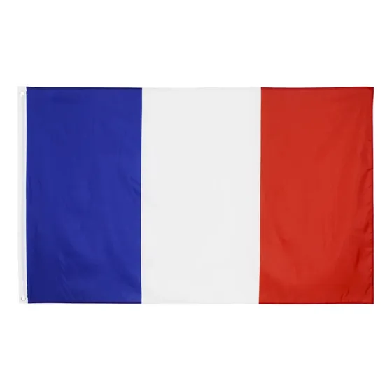 Bandera De Francia Grande 90 Cm X 150 Cm France Flag Bandera Francesa En Tela Poliéster Color Vivo Y Resistente