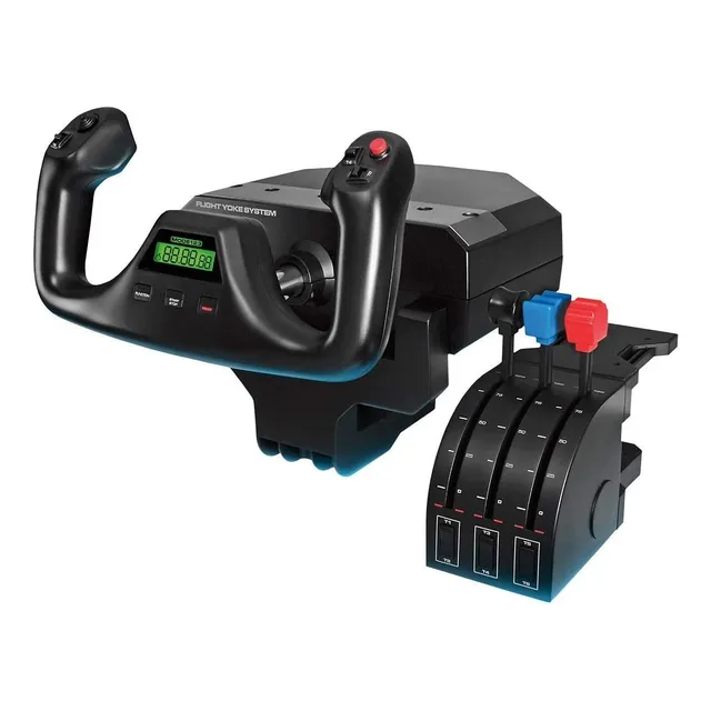 Mando Volante Y Aceleradores De Vuelo Logitech G, Para Pc