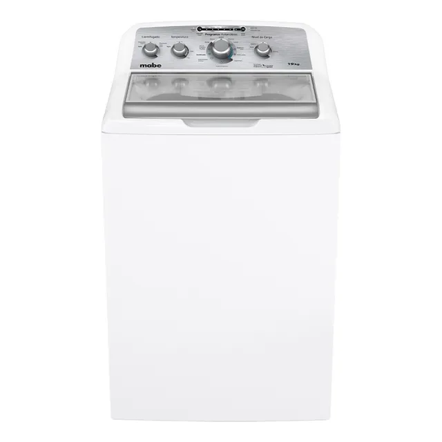 Lavadora Aqua Saver 19 Kg Blanca Mabe Lmx79114wbab0 Color Blanco