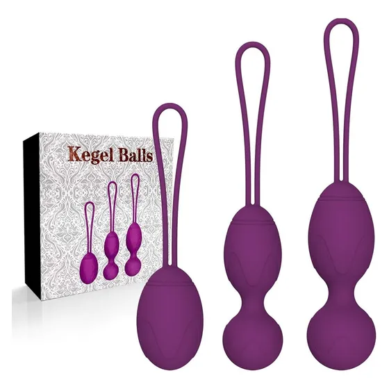 Kit Pesas Bolas De Kegel Para Ejercicio Mujer Silicona  