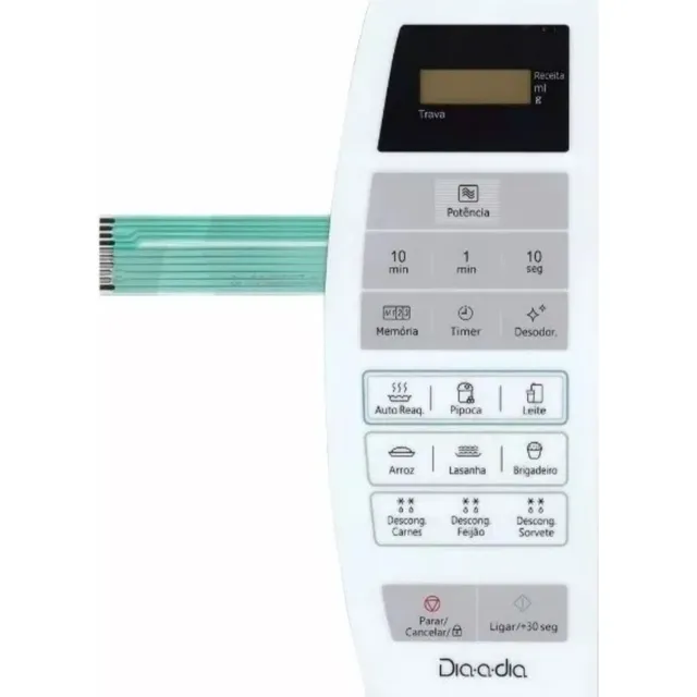 Membrana Teclado  Microondas Panasonic Nnst254 Nn-st254w