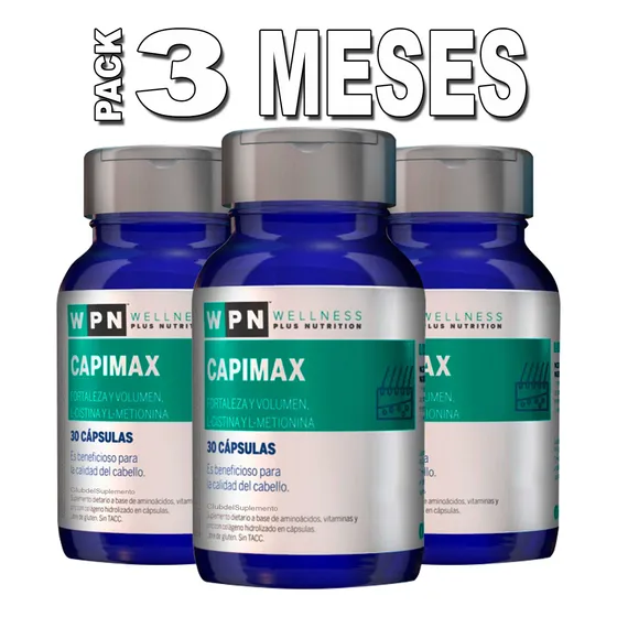 N1 Estimulante Capilar 90 Días Cistina Metionina Capimax Wpn