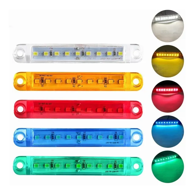 Foco Luz Lateral Posición Led Bi-volts 10 Unidades Auto Grúa