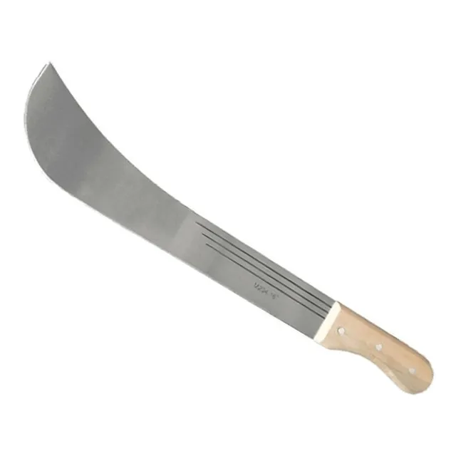 Machete 3 Canales Mango De Madera Hf564