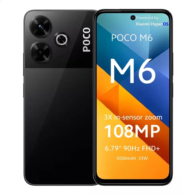 Xiaomi POCO M6 Dual SIM 256 GB negro 8 GB RAM