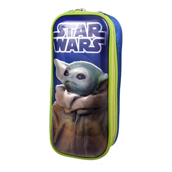 Lapicera Niño Bebe Joda Mandalorian Star Wars 100% Orginal Color Azul