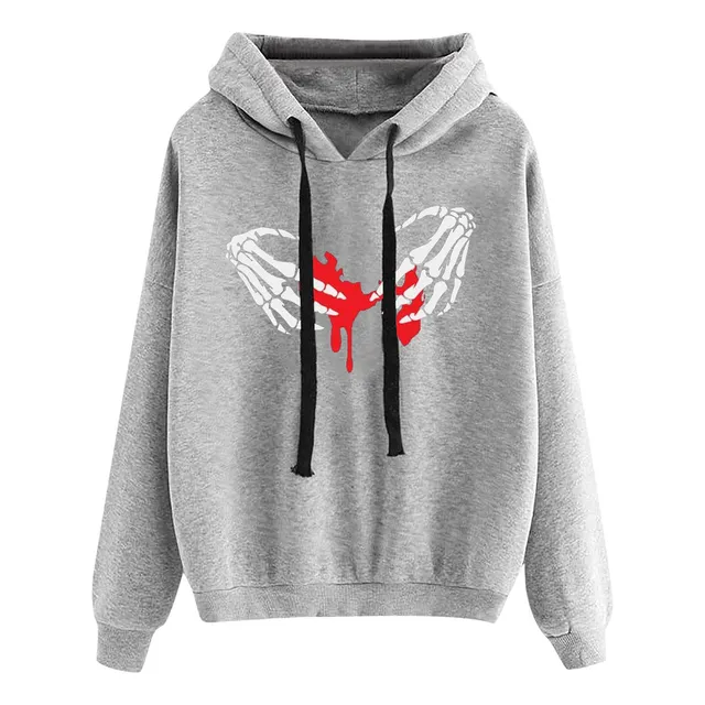 Sudadera Capucha Para Adolescente Niña Amarillo Gris Oscuro