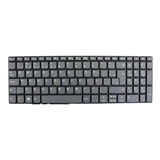 Teclado Lenovo PM5NR-BR Para 330-15igm Pc5cp-bra Português Brasil Cor Cinza