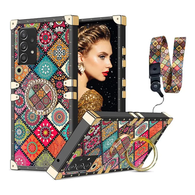 Para Samsung Galaxy A32 5g Funda Cuadrada Telefono Movil