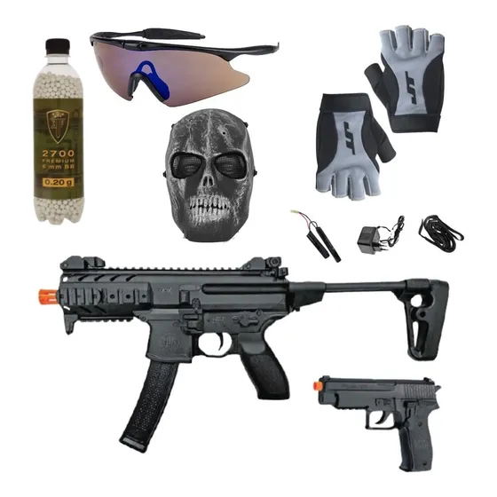 Rifle Sig Sauer Mpx 6mm Resorte Pistola P226 Airsoft Xchws P
