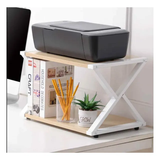Mesa Para Impresora Phiphi Ventitas Home Manzano Y Blanco