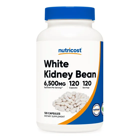 Suplemento Nutricost De Frijoles Blancos En Cápsulas De 6500