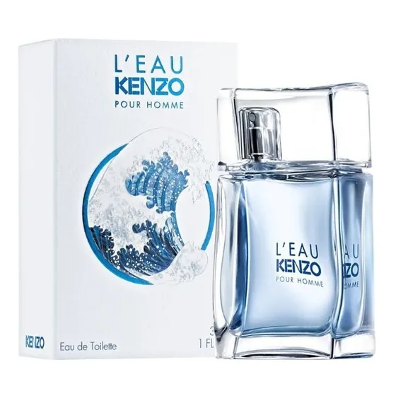 Perfume L'eau Kenzo para hombre, 30 ml, etiqueta Adipec