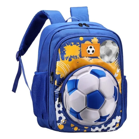 Mochila Escolar Deportiva De Hombre Varon Fútbol Messi Psg Color Azul