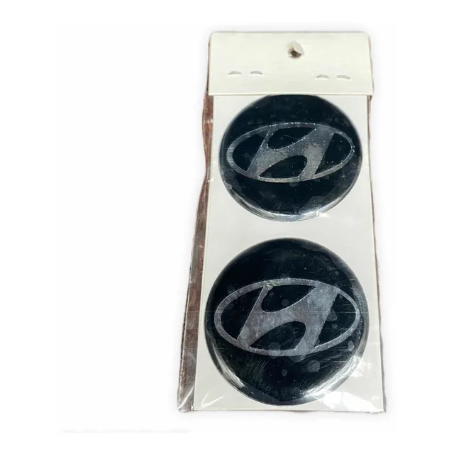 Centro Llanta Taza Pegotin Silicona Hyundai 48mm Juego X4