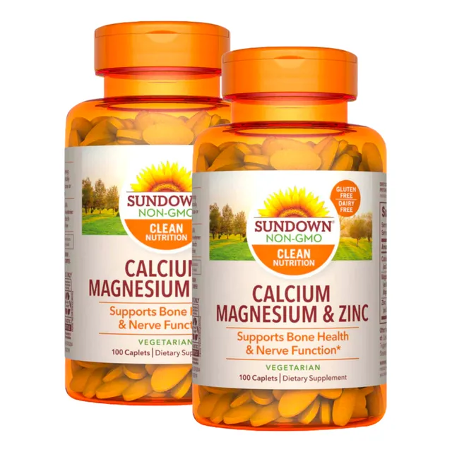 Calcium, Magnesium & Zinc 100 Cápsulas. Pack 2 Frascos