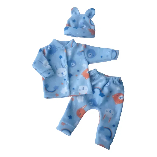 Conjunto Ajuar Invierno Bebe Polar Beba Recién Nacido