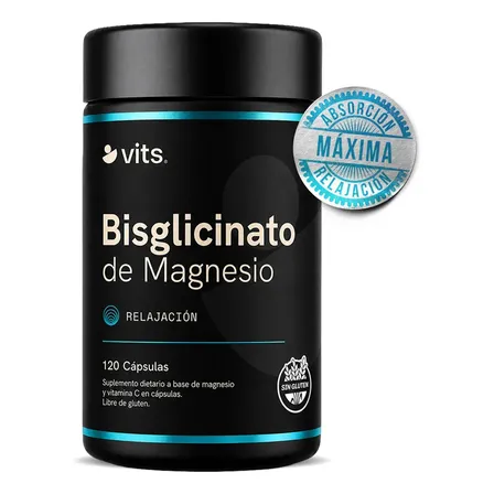 Magnesio Vits Nutrición en cápsula Sin sabor de 120 un