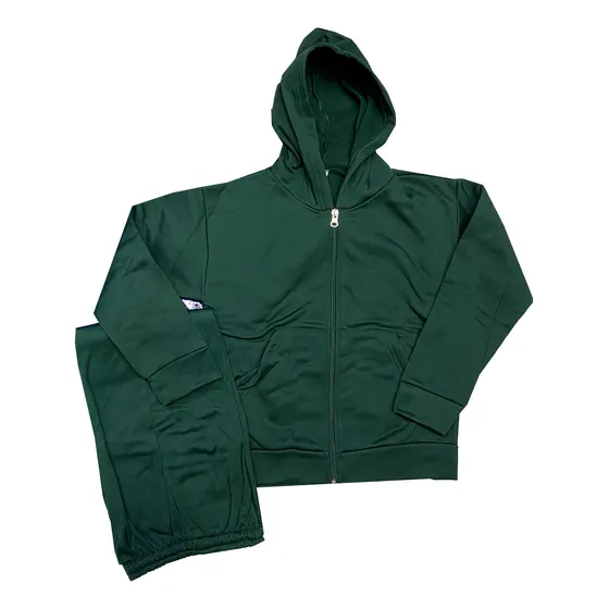 Conjunto Joggin Colegial Acetato C/campera Capucha Deportivo