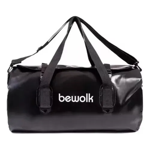 Bolso Impermeable 35 Lts Bewolk Negro Fletero  Bu1435c Rpm