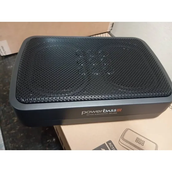 Bajo Plano Amplificado 12 Powerbass Para Debajo Del Asiento
