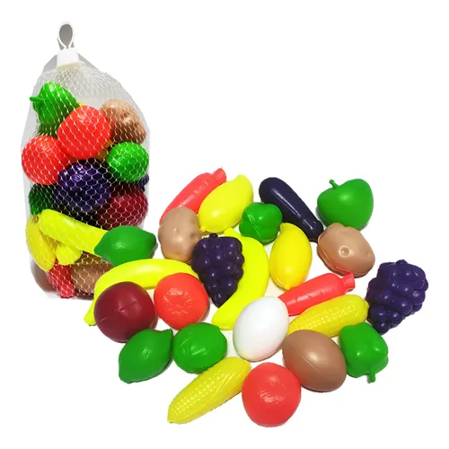 Pineeseatile 10 unids/Set Comida de Juguete de Fieltro, Hamburguesa, sándwich, Juguete apilable con Carne, Verduras, Comida para Juego de imitación para niños, Cocina, simulación