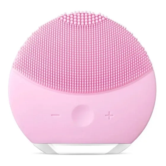 Esponja Facial De Silicona Usb Limpiador Vibrador Colores